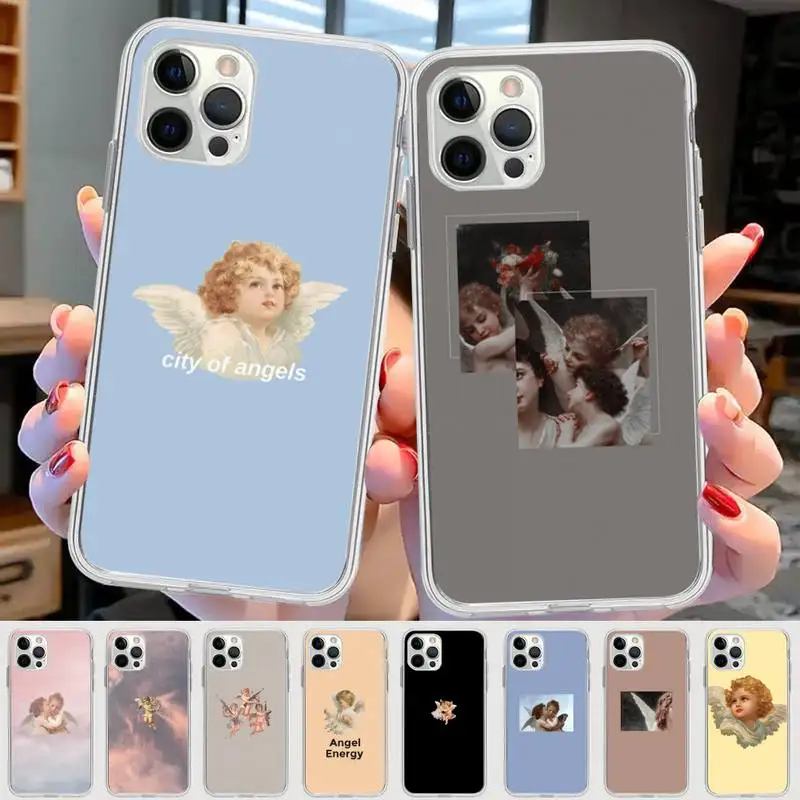 

Renaissance angels baby Phone Case for iPhone 11 12 13 mini pro XS MAX 8 7 6 6S Plus X 5S SE 2020 XR case