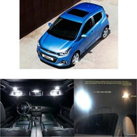 led interior car lights for chevy spark sunroof room dome map reading foot door lamp error free 5pc
