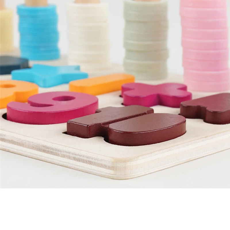 Montessori Educational Toys For Children Kindergarten Mouse Thread Cheese Plaything Teaching Aids Math Montessori Wooden Toys