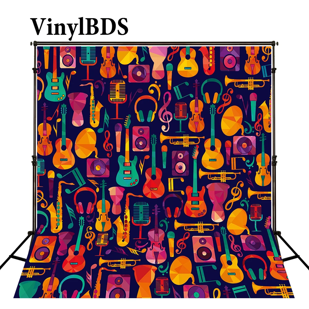 VinylBDS 10x10 футов детский мультяшный музыкальный инструмент фото панк фотостудия