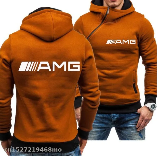 Новые мужские спортивные повседневные толстовки с капюшоном для AMG свитера