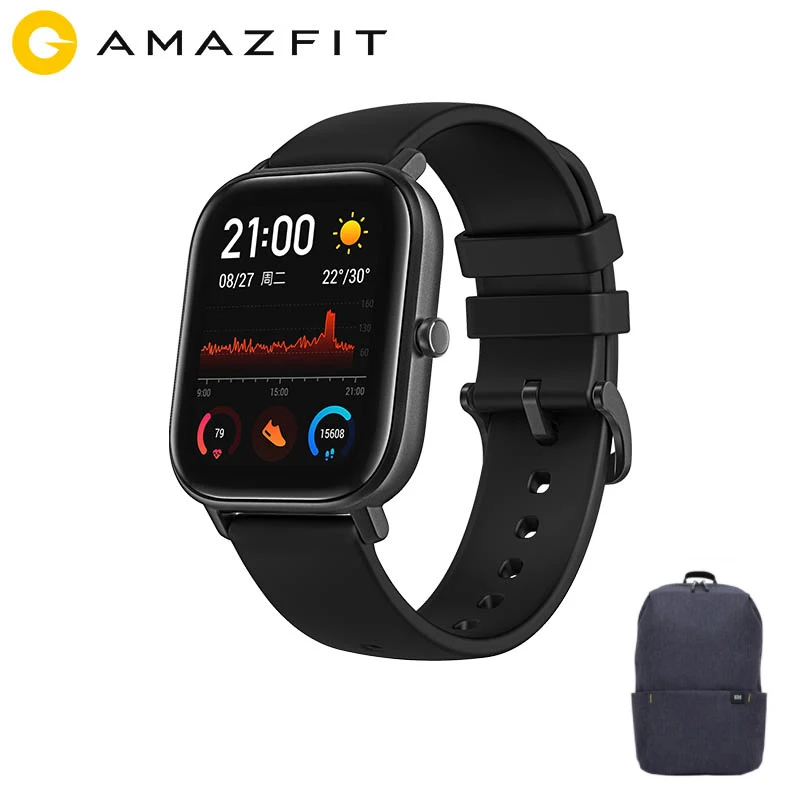 Глобальная версия Xiaomi Huami Amazfit GTS Global Smart Watch GPS 5ATM водонепроницаемые умные часы Health