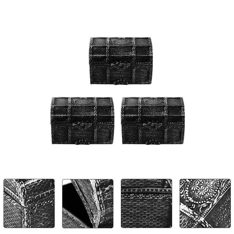 3pcs Creative Funny Practical Durable Lovely Treasure Chest Toys Storage Boxes for Children Home Kids | Дом и сад