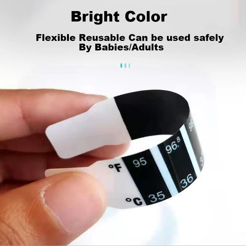 35-40 ℃ Градусов ЖК термохромная детская поп Упаковка гибкая температура лба тела
