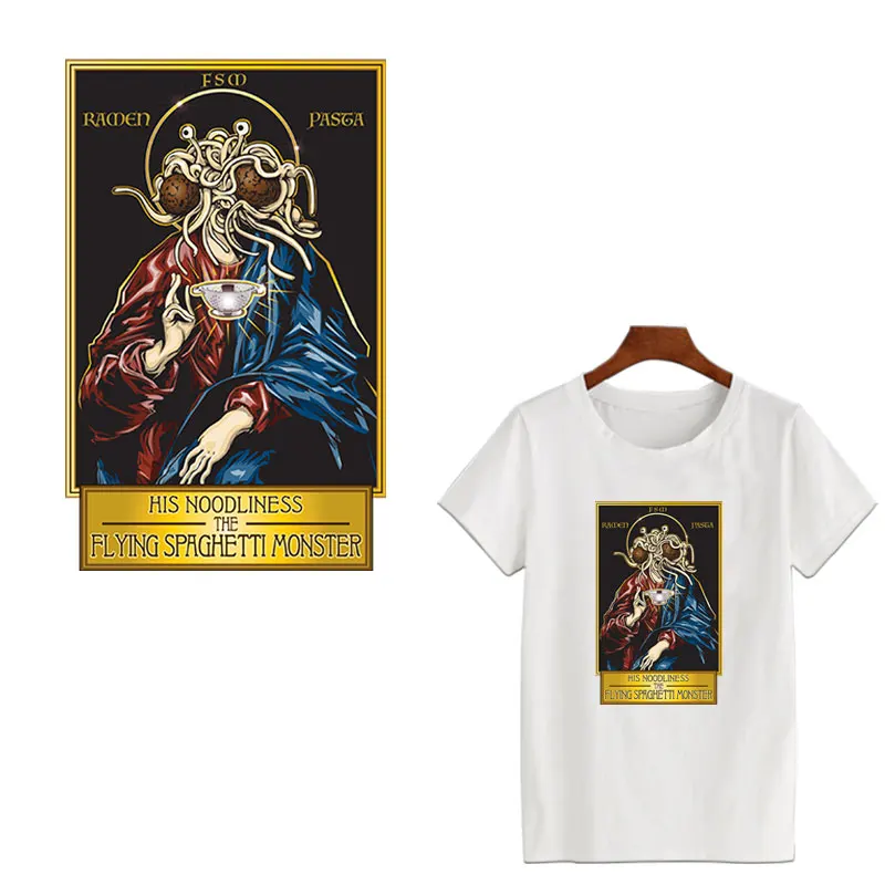 

Cool Skull Patches Iron Transfer for Clothes DIY T-Shirt Jacket Washable Sticker Applique Thermal Press Printing Heat Transfer