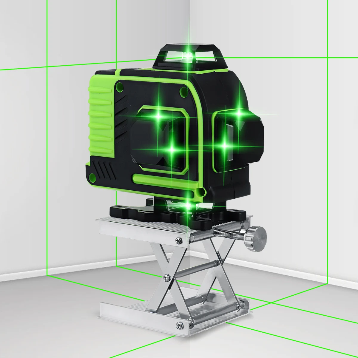 

16 Line 360 Horizontal Vertical Cross 4D Green Light Laser Level Self-Leveling Measure Super Powerful Laser Beam outdoor/indoors