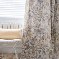 curtains for living dining room bedroom modern boutique bedroom living room simple polyester cotton printed curtain screens