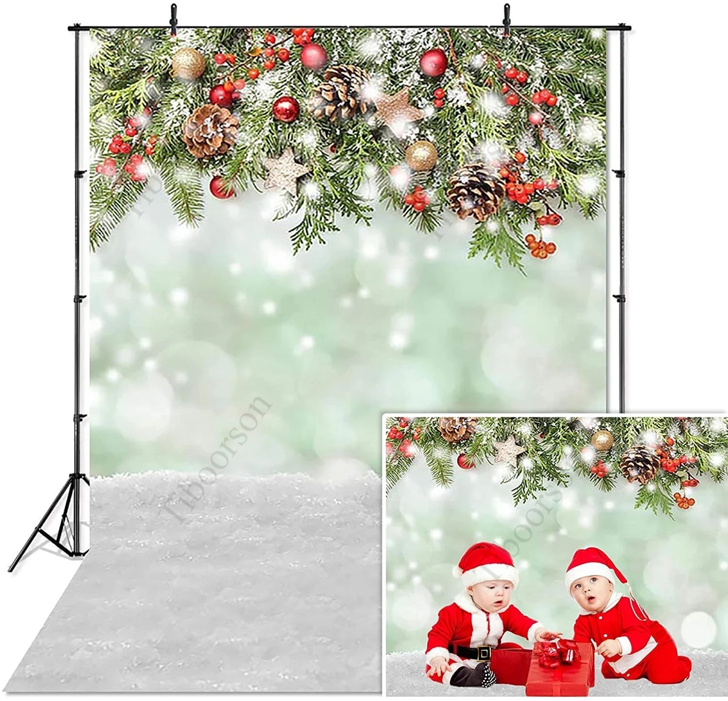 Christmas Background New Year Photography Backdrop Photo Booth Christmas Birthday Party Photo Background Photocall Studio Booth