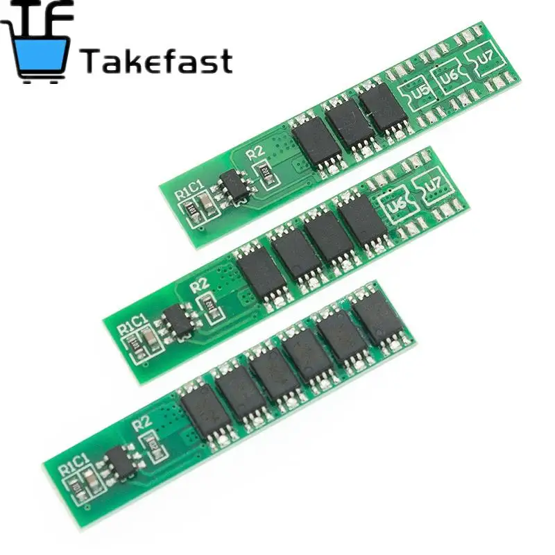 10 шт./лот 1S 15A 3 7 V Li Ion 3MOS 4MOS 6MOS BMS PCM Защитная плата для батареи литиевой