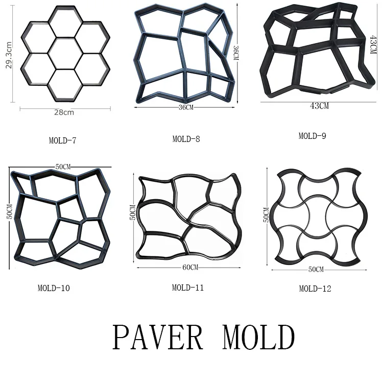Форма для самостоятельного создания дорожек инструменты садоводства форма