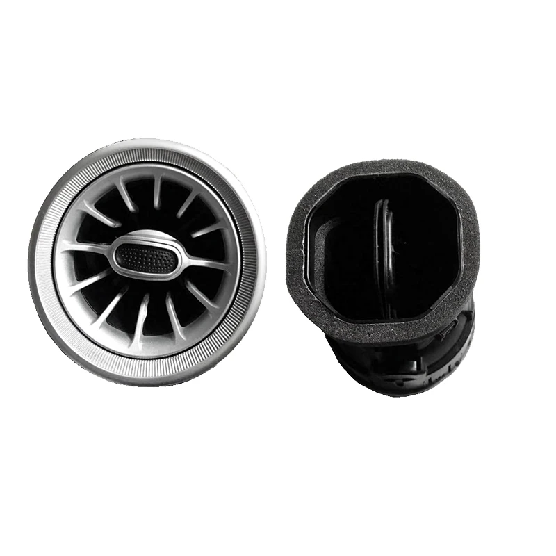 

Top!-2Pcs/Set Front Dashboard AC Air Condition Air Vent Outlet with Base for Mercedes Benz V Class Vito Viano W447 2015-2019