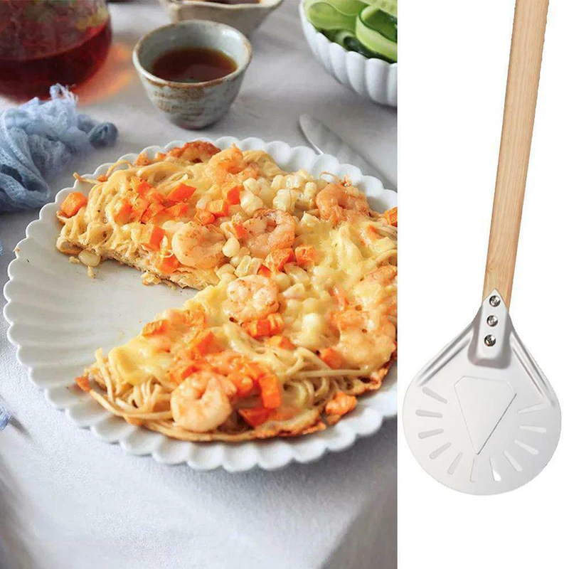 Perforated Pizza Peel 7/8/9" Turning for Homemade Bread Bakers MUMR999 | Дом и сад