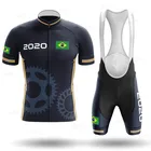 2021 Велоспорт Джерси Лето Бразилия Велоспорт команда Велоспорт Джерси комплект дышащая быстросохнущая майка ciclismo Pro Велоспорт одежда