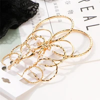 hot sale hoop earrings for women 9cm big round earings fashion jewelry circle luxury jewelry steampunk accessories oorbellen