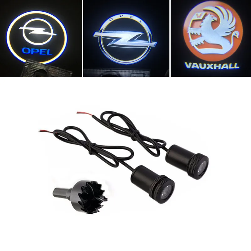 Светодиодный лазерный проектор для дверей автомобиля светильник с логотипом Opel