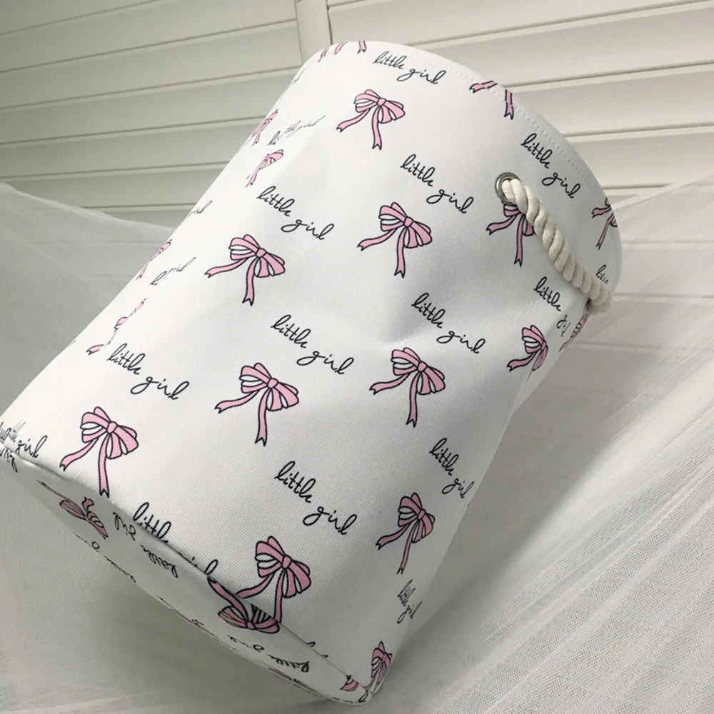 Складная корзина для грязного белья розовый балетный органайзер девочек корзины