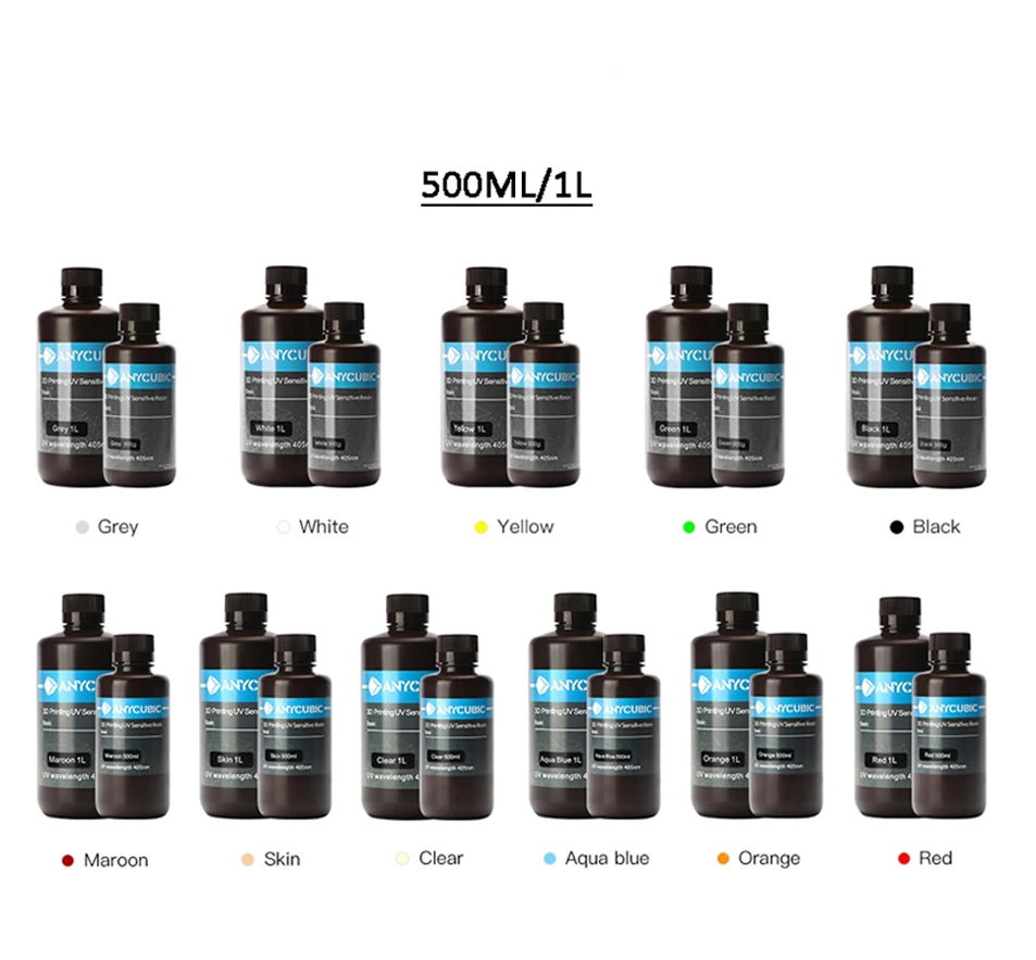 Anycubic 3D принтер Photon Mono X 405 нм УФ смола для s Resina отверждение чувствительный