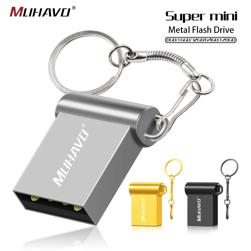 Высокоскоростной мини usb флеш накопитель 128 Гб 64 ГБ 16 8 портативный 32 4