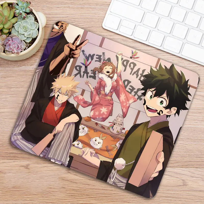 

С рисунком из мультфильма «Мой герой клавиатуры коврик для мыши резиновый игровой коврик для мыши с изображением стола резиновый коврик дл...