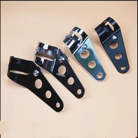 motorcycle general headlight bracket is suitable for cggn125 retro modified round light frame accessories 27 36mm 38 48mm