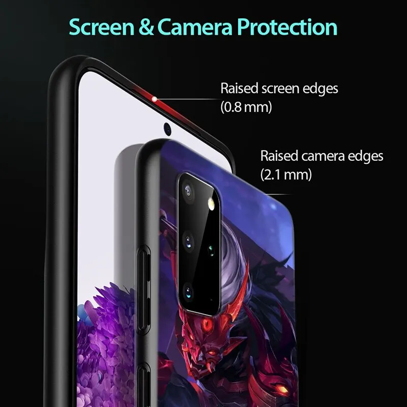 

Shadow Fiend Dota 2 Game for Samsung Galaxy A12 S20 FE Plus Ultra Note 10 Lite A91 A71 A51 A42 A21S 5G Phone Case