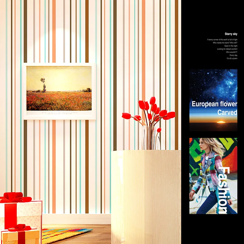 

Модные обои в британском стиле с вертикальными полосками, средиземноморские обои для детской комнаты, гостиной, простые современные обои