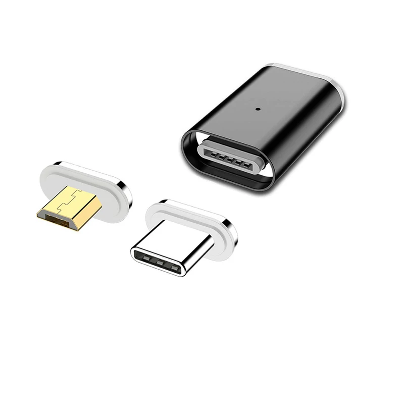 CatXaa Магнитный Micro USB кабель адаптер магнитный разъем usb type c 2.4A Быстрая зарядка