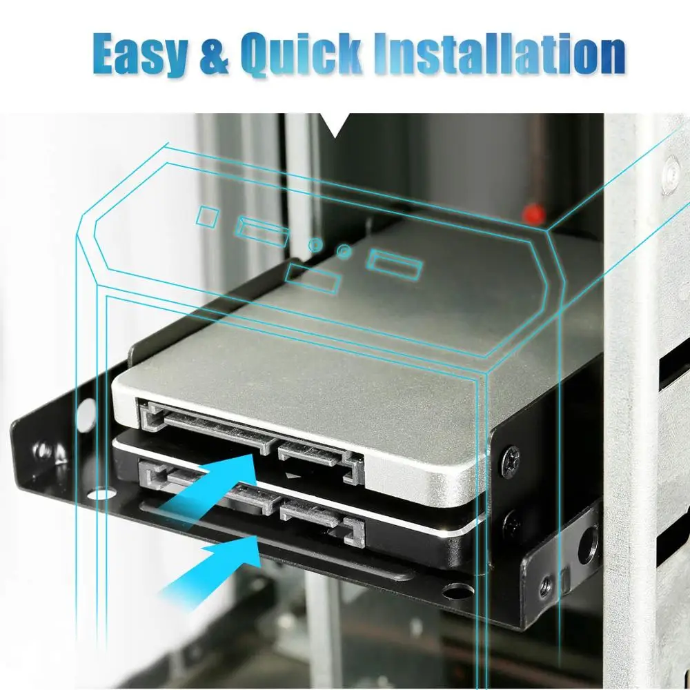 Монтажный кронштейн для жесткого диска 2 5 &quotSSD/жесткий диск до 3 5&quot поддержка SSD