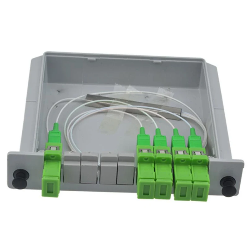 Низкая цена Акция 5 шт. 10 шт./лот SC UPC/APC 1X4 волоконно-оптическая кассета FTTH