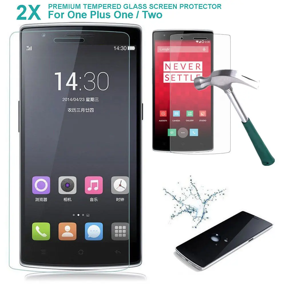 

2x Premium Thin Tempered Glass Screen Protector Film For OnePlus 1 2 3 3T 5 6 6T