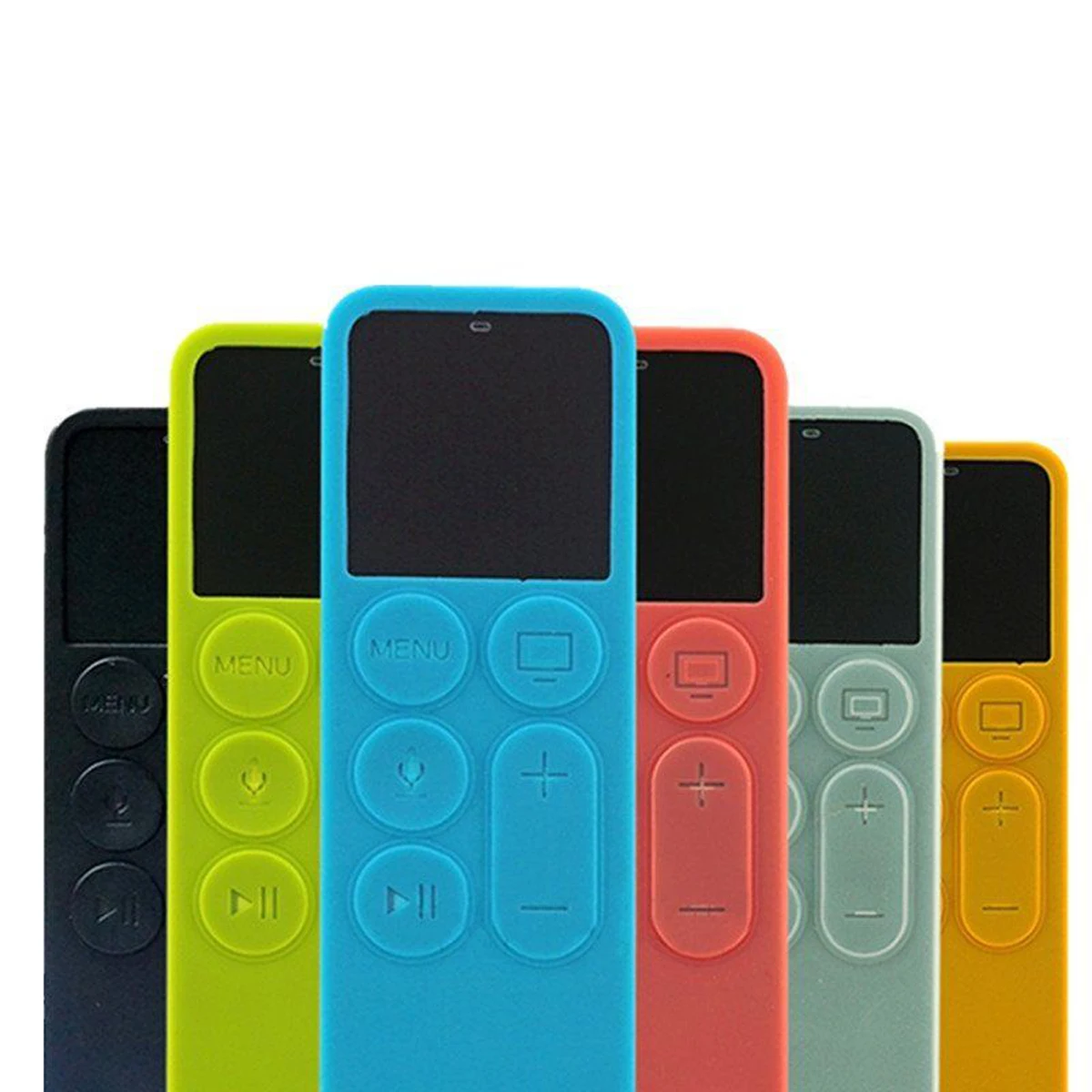 

Protective Case Cover Apple TV Silicone Dustproof Cover for Apple TV 4 Remote Control Home Storage Remote