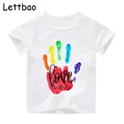 От 3 до 14 лет с гордостью Радужный Флаг ЛГБТ геи любовь лесби Радужная футболка; Хорошее качество; Продажа в розницу; Уличная модная футболка с короткими рукавами