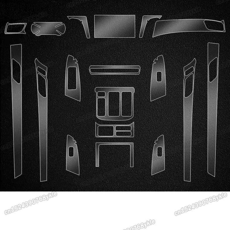 Прозрачная hd пленка для приборной панели автомобиля защитная наклейка против