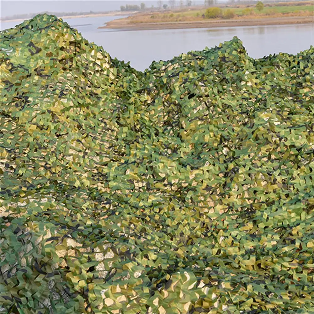 

20x13ft 3-layered Camo Netting Sunscreen Camouflage Net Mesh Blind For Sunshade Party Decoration Camping Outdoor