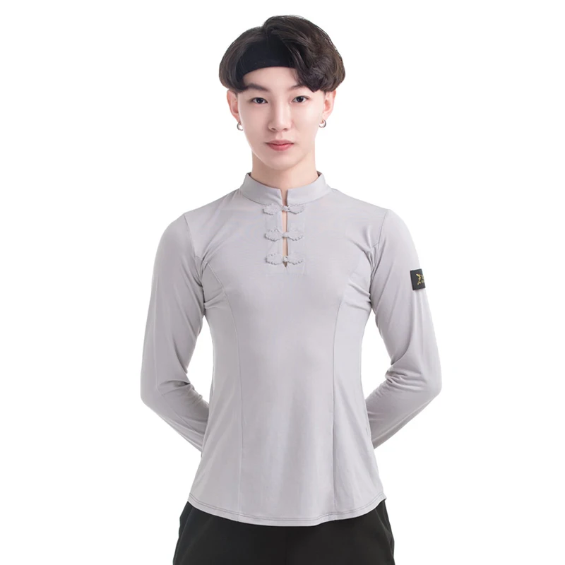 Костюм для латинских танцев мужской взрослый новинка длинный рукав