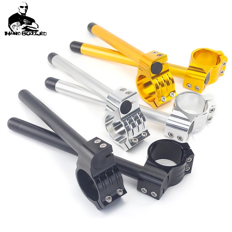Для KAWASAKI ZX6R ZX 6R Универсальный Гоночный CNC регулируемый 41/46/50/51 мм зажим на руль