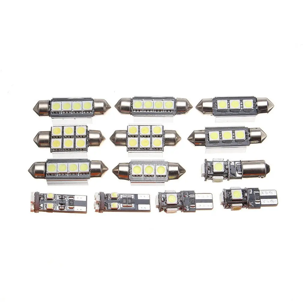 13 шт./компл. белый автомобильный комплект светодиодных ламп для салона VW Golf 6 MK6 GTI