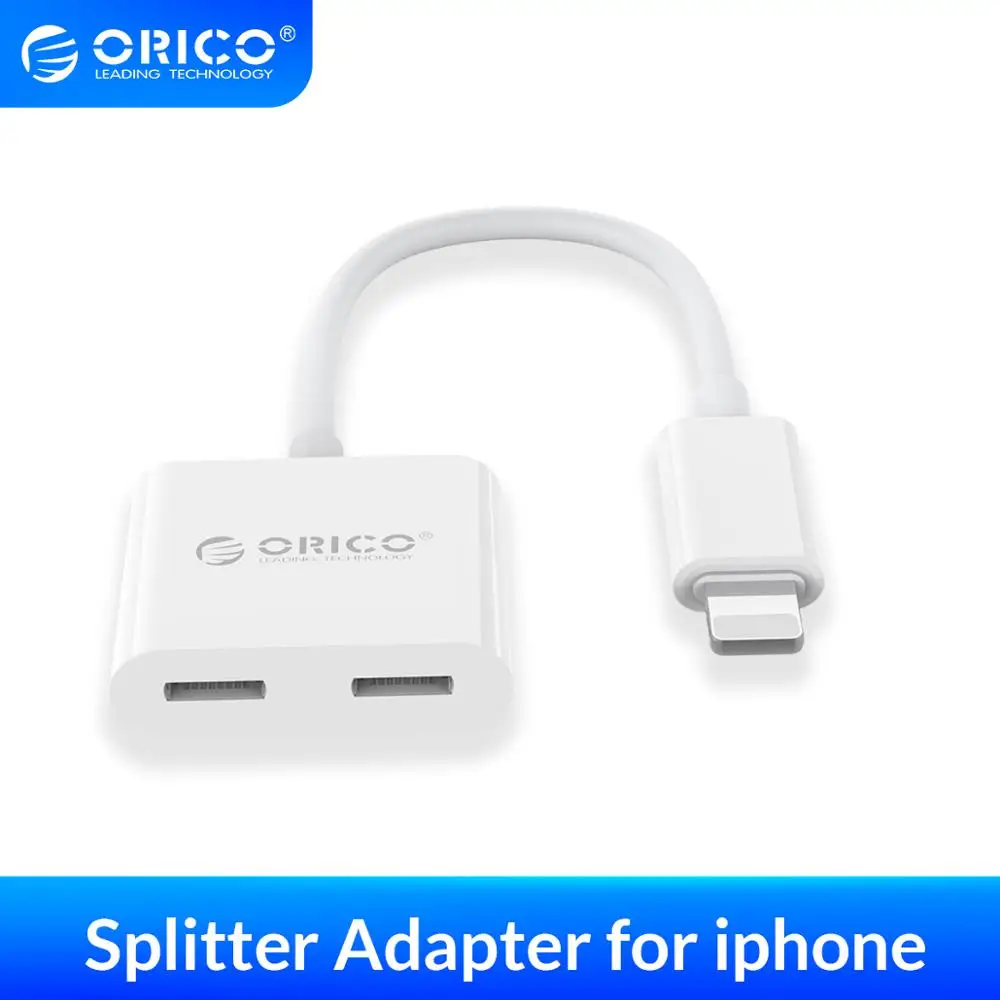 Адаптер для наушников ORICO разветвитель зарядки звонков переходник с разъемом 3 5