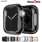 Чехол для Apple Watch, чехол из ТПУ 45 мм, 41 мм, 44 мм, 40 мм, 42 мм, 38 мм, iWatch Series 6, 5, 4, 3, SE, 7