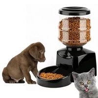 new automatic pet feeder with voice message recordinglcd screen and timer large smart dogs cats food bowl dispenser