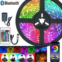 led strips lights bluetooth rgb 5050 2835 flexible lamp tape ribbon with diode dc 12v 5m 10m 32 8ft christmas luces led wifi