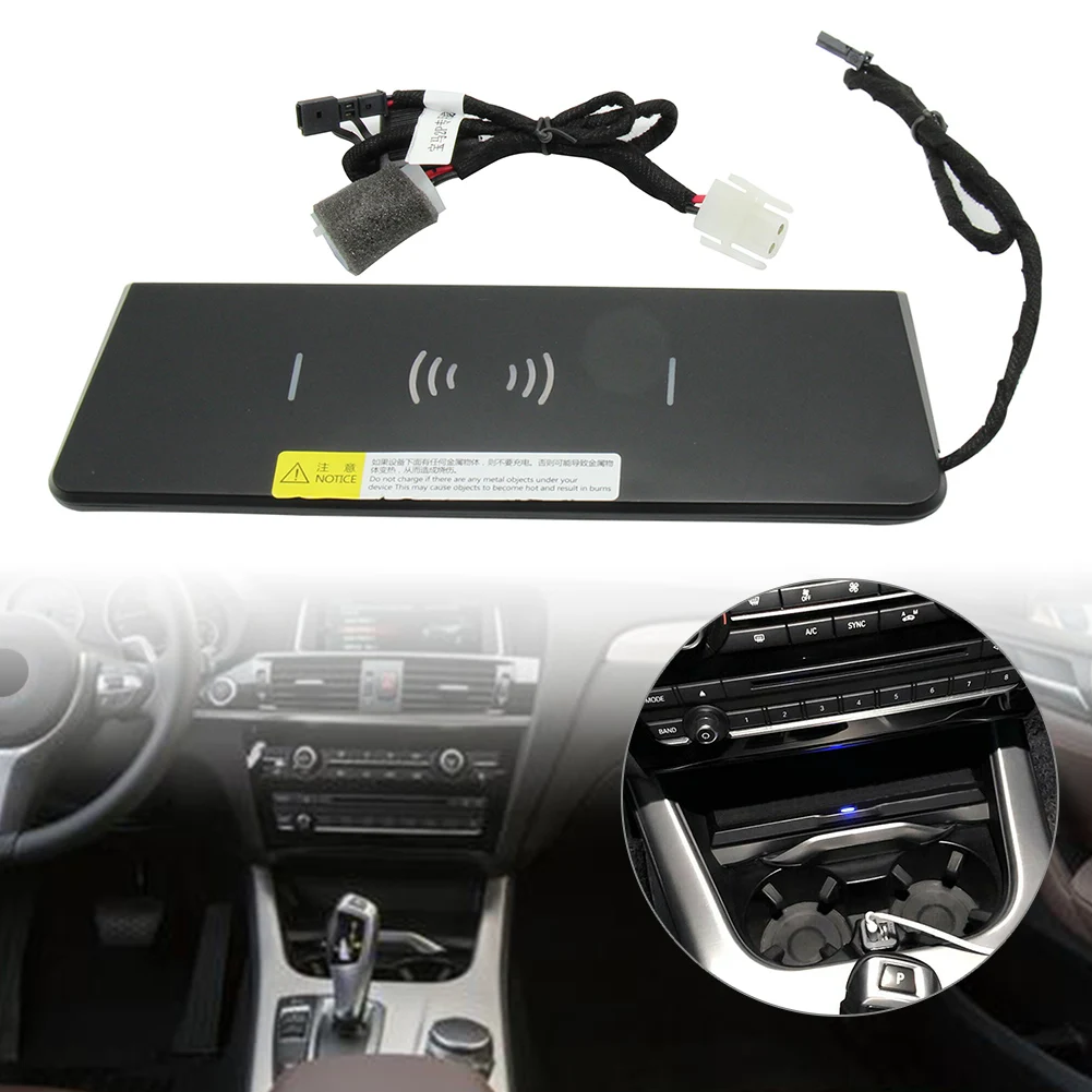 Car Wireless Charger Phone Fast Charging Pad For BMW X3 F25 X4 F26 2011 2012 2013 2014 2015 2016 2017