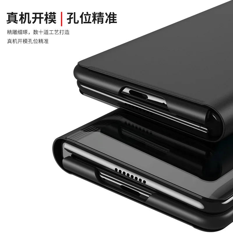 

Зеркальный чехол с откидной подставкой, новинка 2021,8, чехол для Samsung Galaxy Z Fold 3, чехол для Galaxy Z Fold3 5G