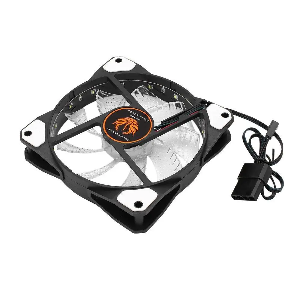 

120mm LED Ultra Silent Computer PC Case Fan 15 LEDs 12V Easy Installed XP