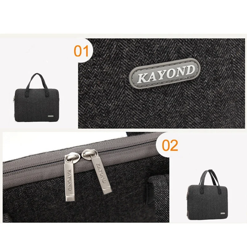 Kayond Акция распродажа модный мужской чехол для ноутбука Портфель Сумка черный