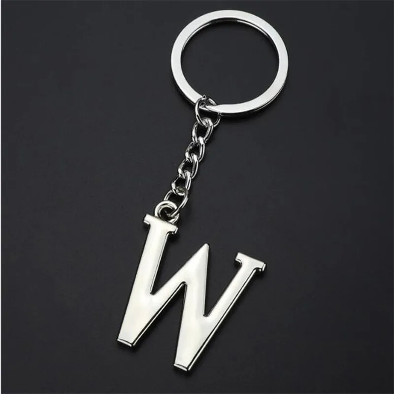 

Fashion A-Z 26 Letters Key Chain Initial Letter Key Ring Keychain Women Men Best Friend Gift Jewelry Trinket Dropshipping