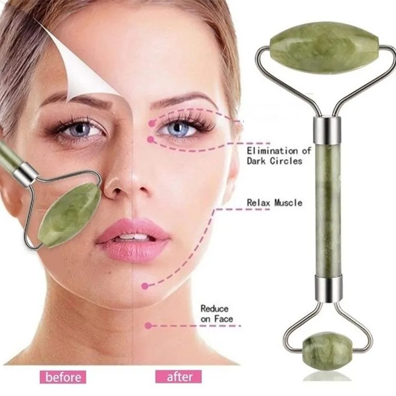 1 шт. Портативный двойной головкой тонкий массажный ролик из ЭВА с горячими