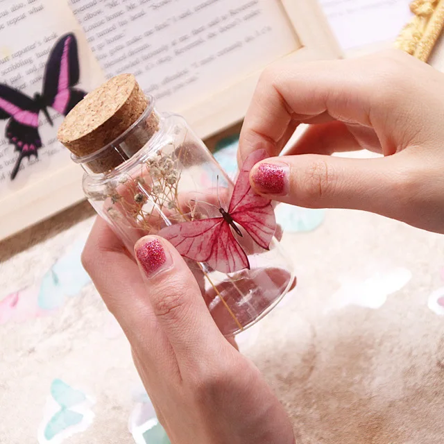 40 шт./компл. наклейка в виде бабочки на сумку для домашних животных канцелярских