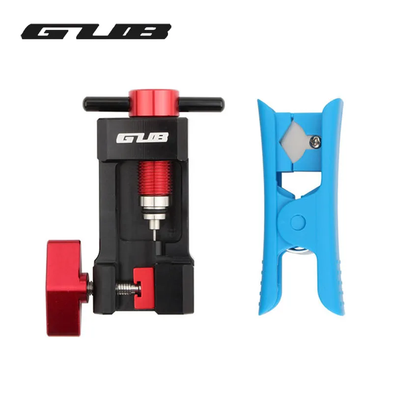 

GUB Bicycle Oil Needle Press-in Tool Kit Installation Oil Tube Cutter For BH59/BH90/AVID Oil Needle Hose Inserting Needle Tool