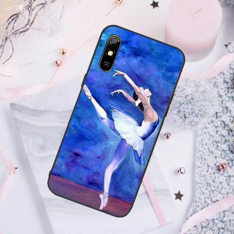 

Ballerina Dance Ballet Girl Phone Cases For Xiaomi Mi Redmi Note 7 8 9 pro 8T 9T 9S 9A 10 Lite pro